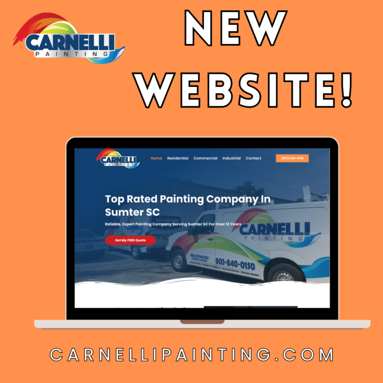 painting company website design